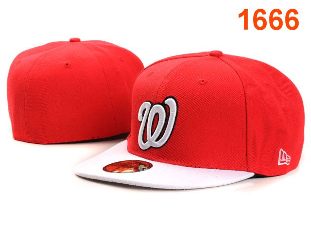 Washington Nationals MLB Fitted Hat PT07